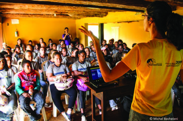 More than 30 schools in the Minas Gerais state of Brazil have taken part in the Instituto Biotrópicos educational program. Photo by Michel Bechelini | Instituto Biotrópicos 