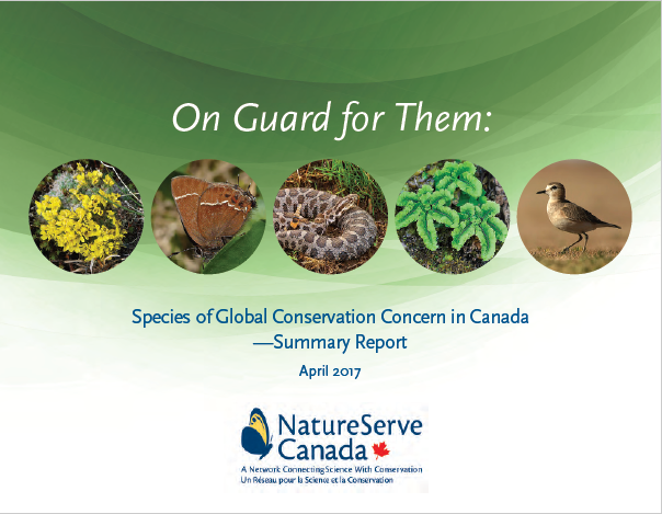 On Guard for Them: Species of Global Conservation Concern in Canada